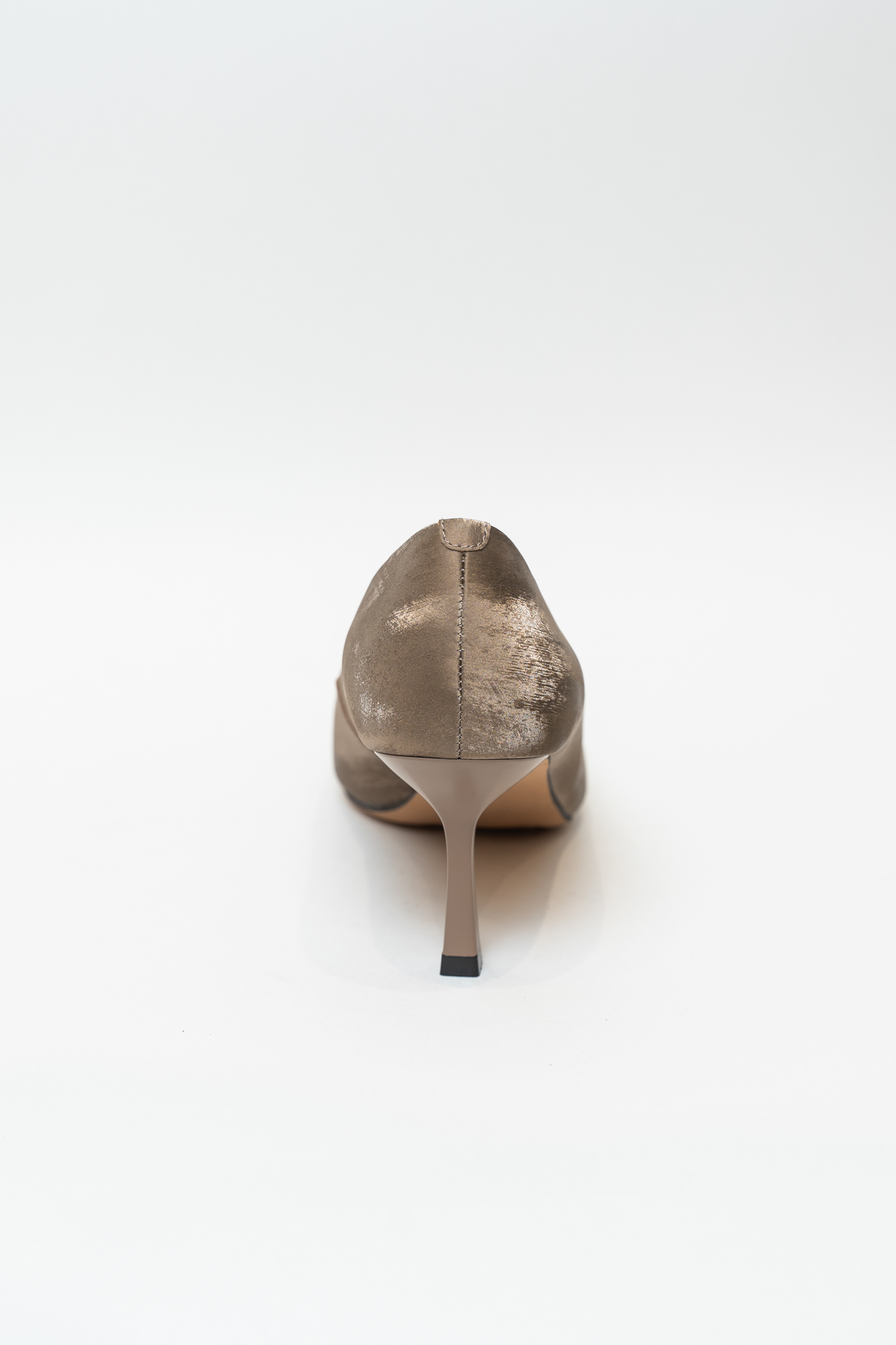 Туфли женские, арт G09-687, натуральная кожа, цвет бронза.