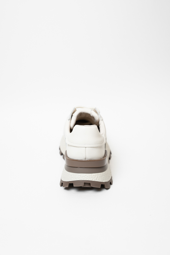 Кроссовки женские, арт JV801016, натуральная кожа, цвет беж.