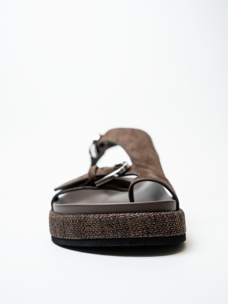 Босоножки женские, арт 062-05-YJ335, натуральная замша, цвет кор.