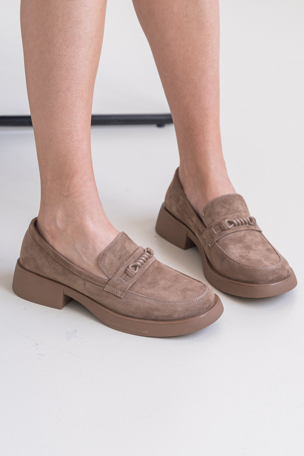 Туфли женские, арт R86006-1-Z25, натуральная кожа, цвет беж.