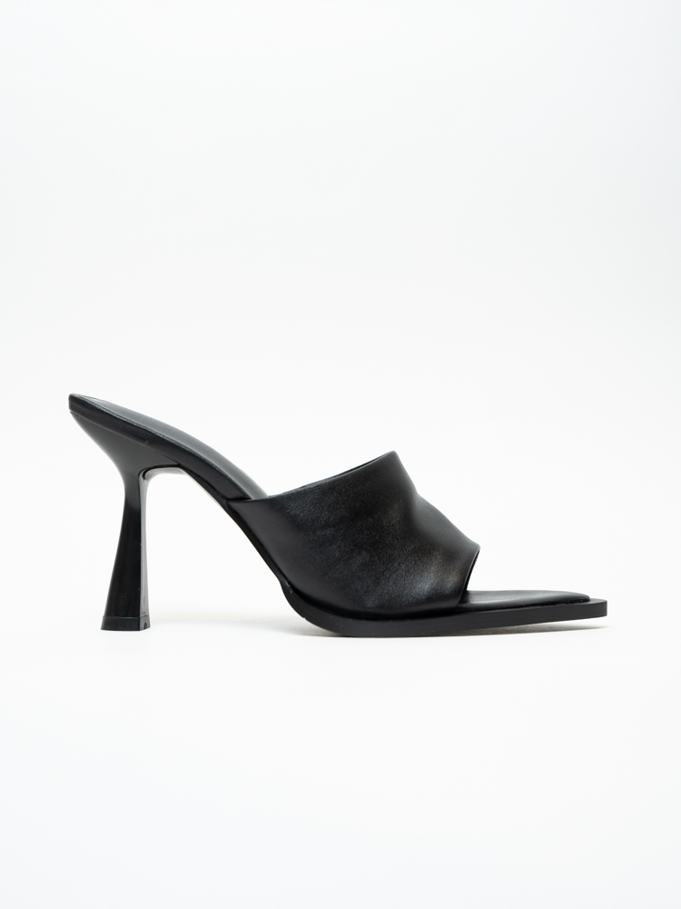 Сабо женские, арт 6141-800-462D, натуральная кожа, цвет черн.