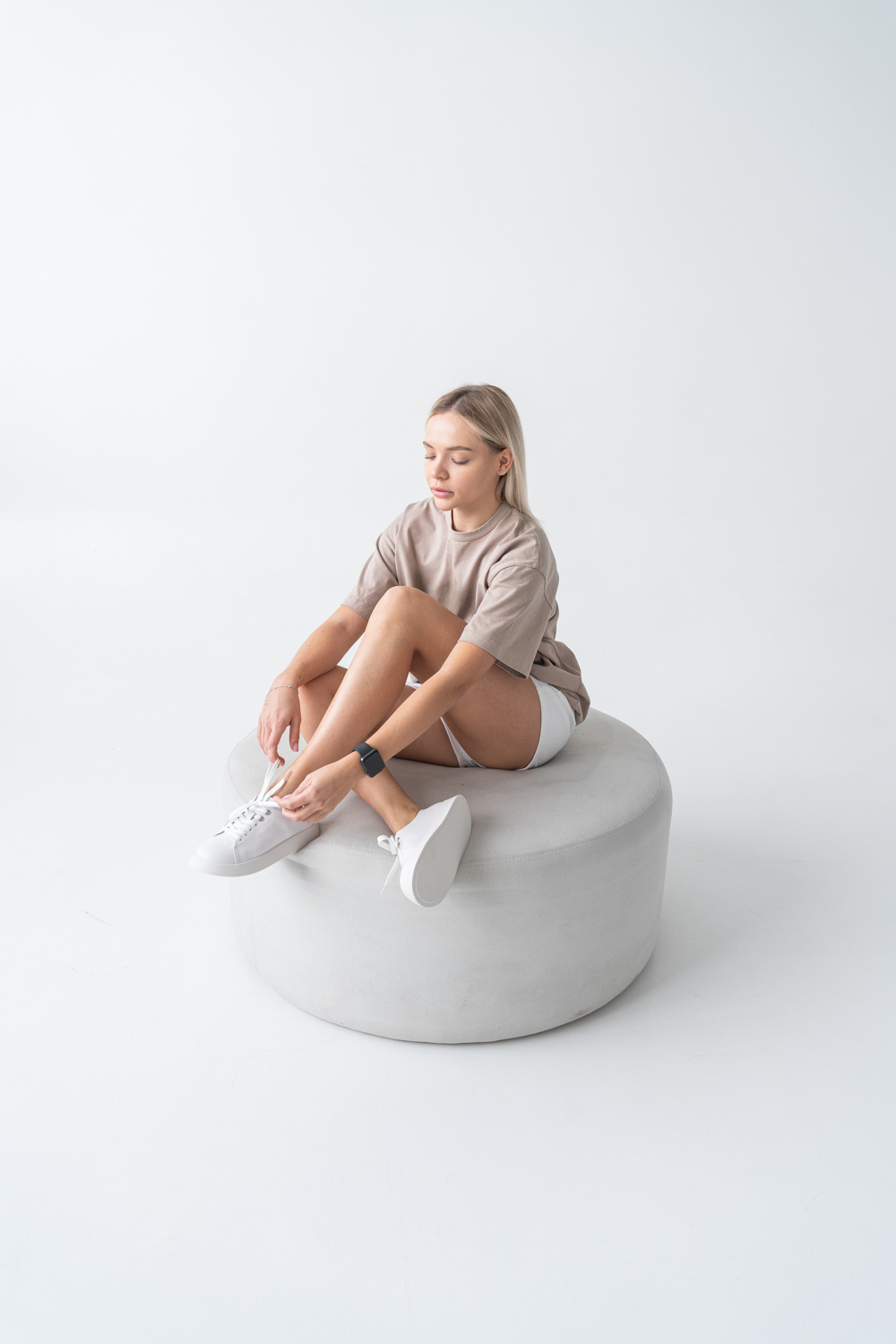 Кроссовки женские, арт K-YD-B21713-338, натуральная кожа, цвет бел.