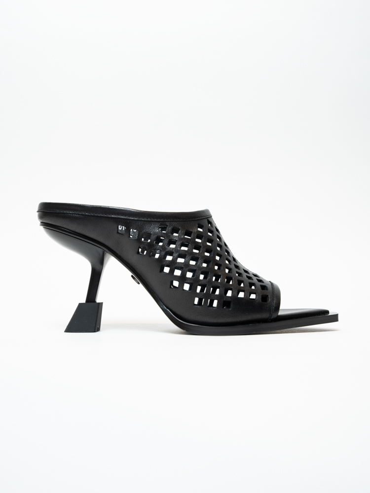 Сабо женские, арт 6101-076-921D, натуральная кожа, цвет черн.