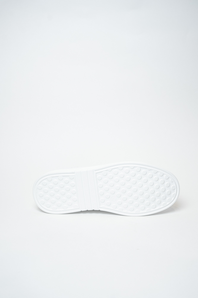 Кроссовки женские, арт DHY71-1, натуральная кожа, цвет бел.