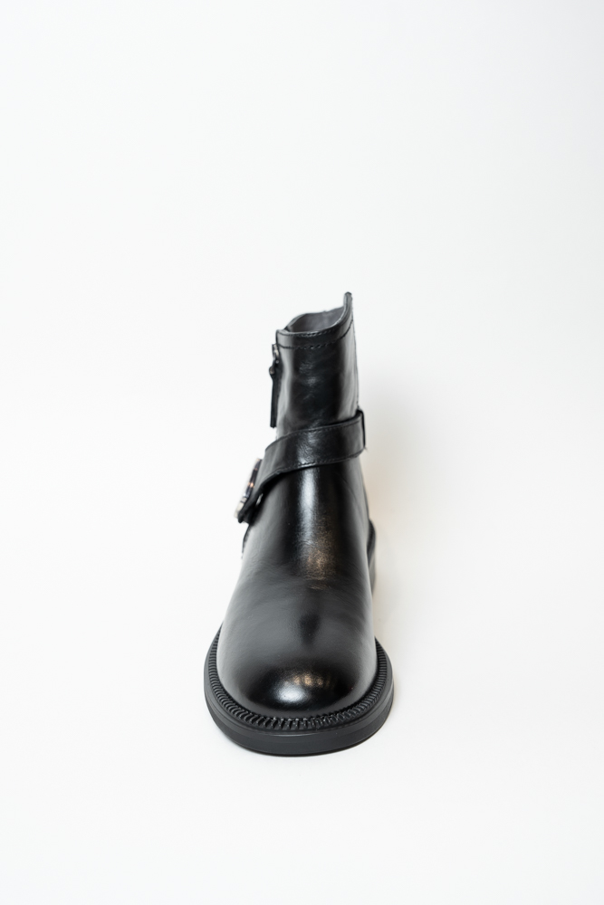 Ботинки женские, арт K1531R-1-H, натуральная кожа, цвет черн.