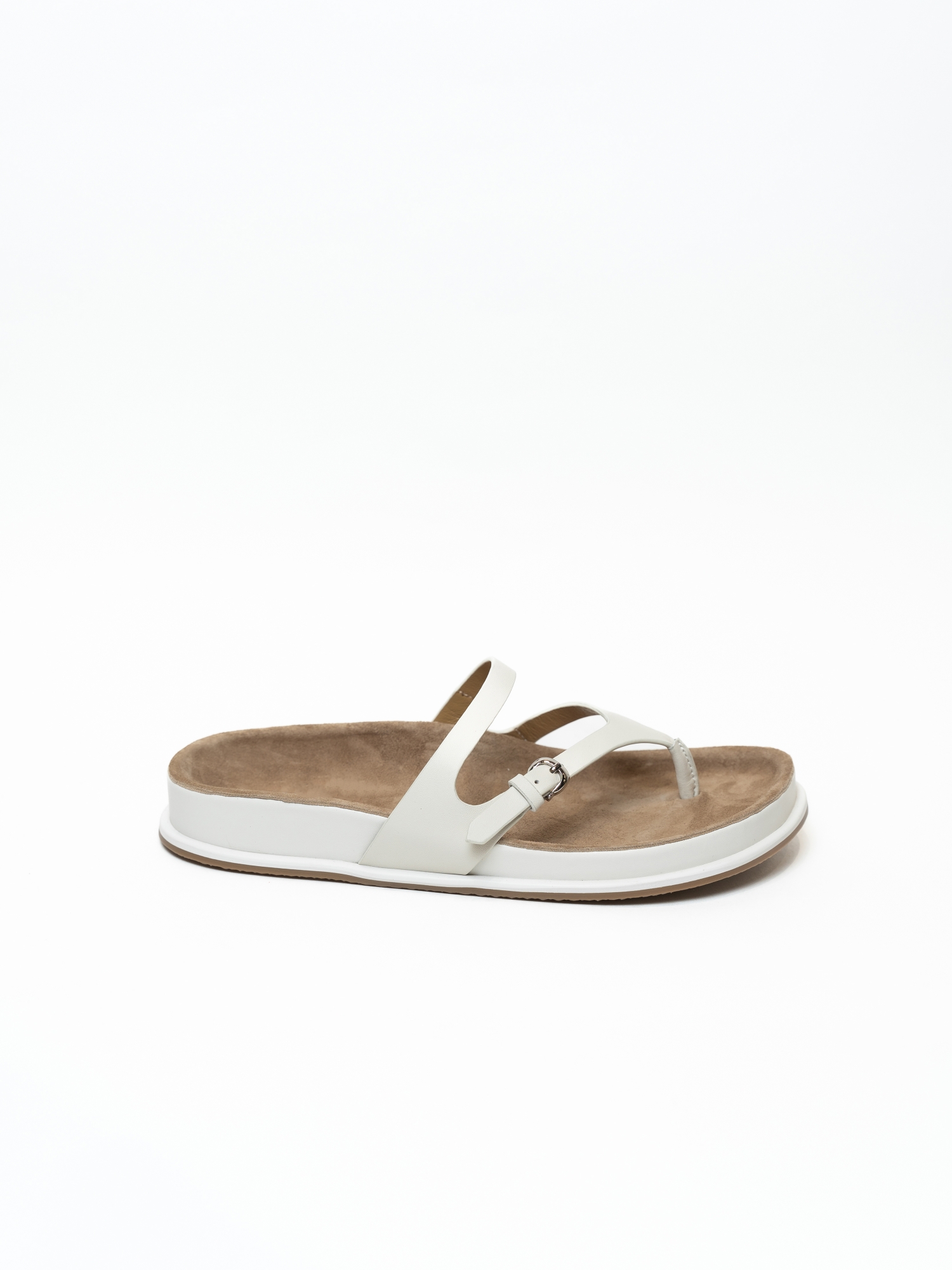 Сабо женские, арт ZX820-1-2, натуральная кожа, цвет бел.