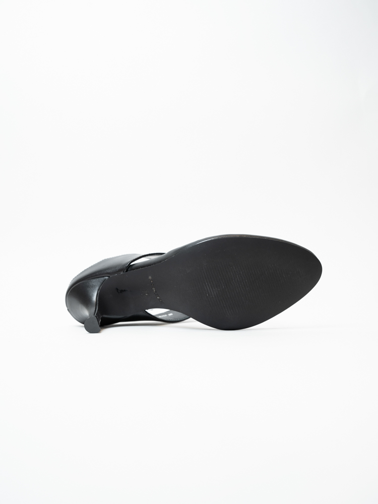 Сабо женские, арт K-L-62A394-L289-M452, натуральная кожа, цвет черн.