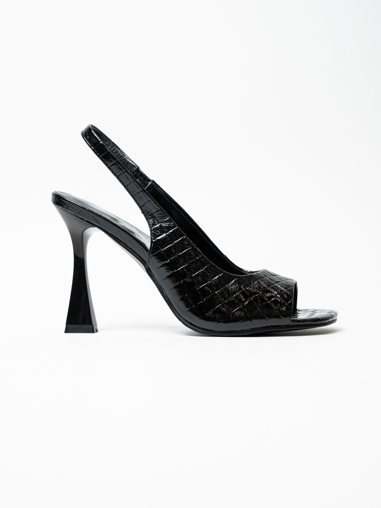 Босоножки женские, арт 125-277/6-7/8/9-0/8, натуральная кожа, цвет черн.