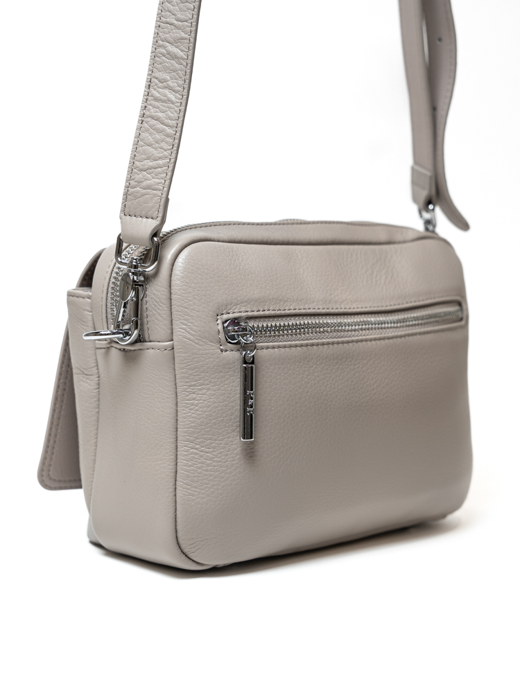 Сумка женская, арт 1118, натуральная кожа, цвет беж .