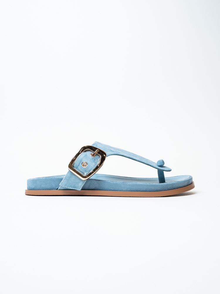 Сабо женские, арт JA-L24088-3950A-L4, натуральная кожа, цвет син.