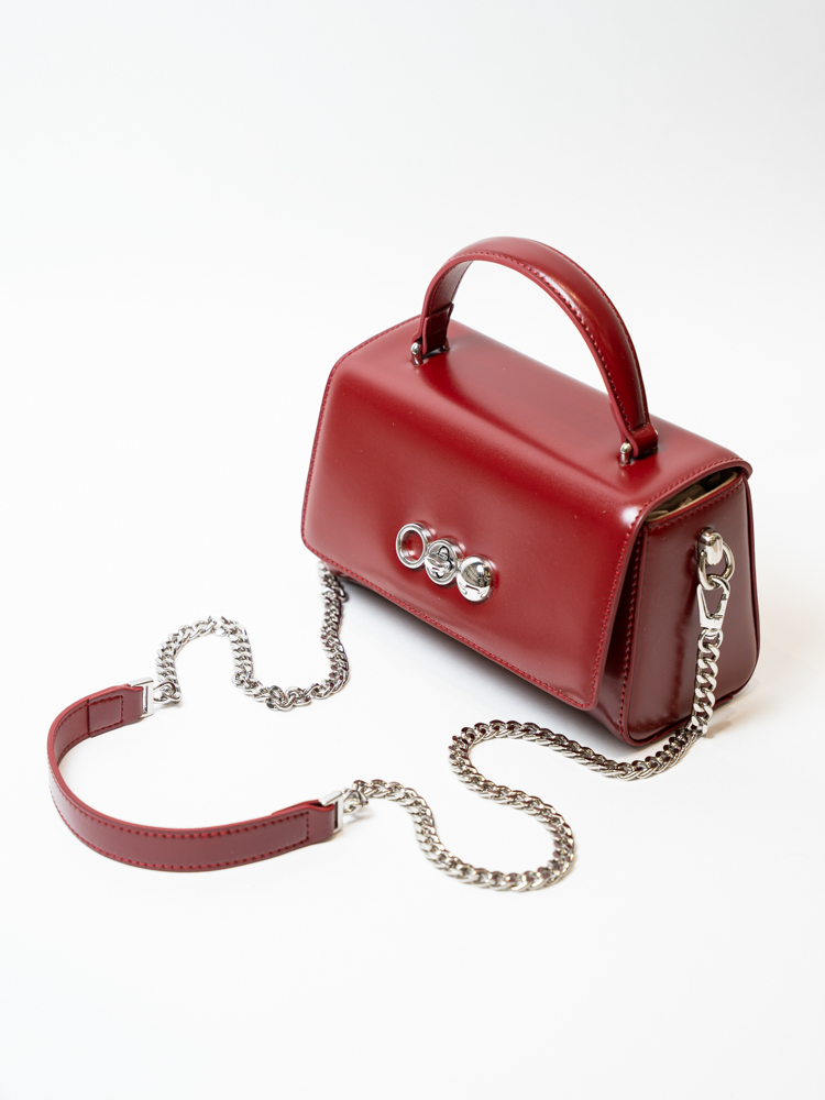 Сумка женская, арт 1049, натуральная кожа, цвет бордо .