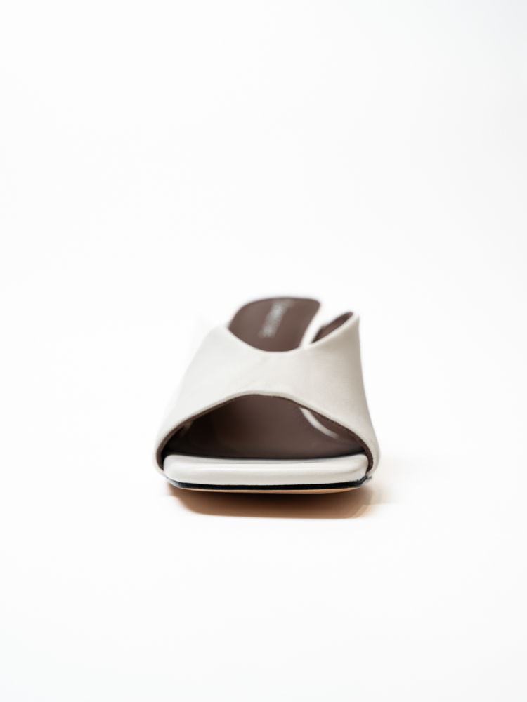 Сабо женские, арт H60-5Y-5, натуральная кожа, цвет бел.