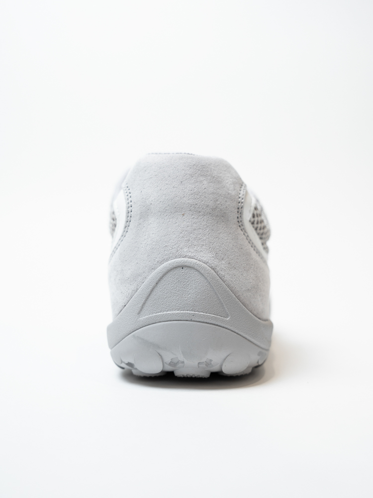 Кроссовки женские, арт 10-1137-3, натуральная замша/текстиль, цвет сер.