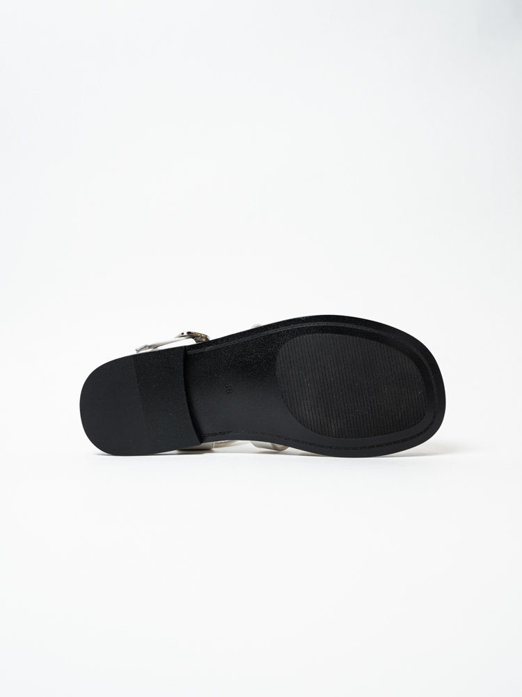 Босоножки женские, арт L310-B, натуральная кожа, цвет бел.