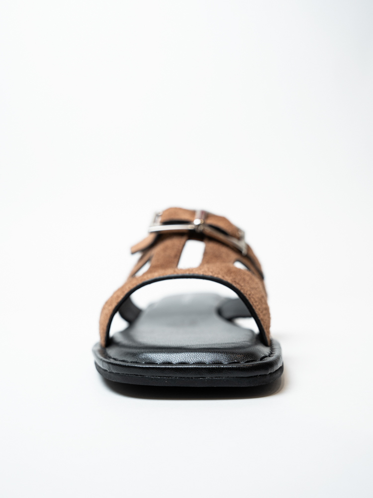 Сабо женские, арт 02-Y7496N969-N413AL, натуральная замша, цвет кор.