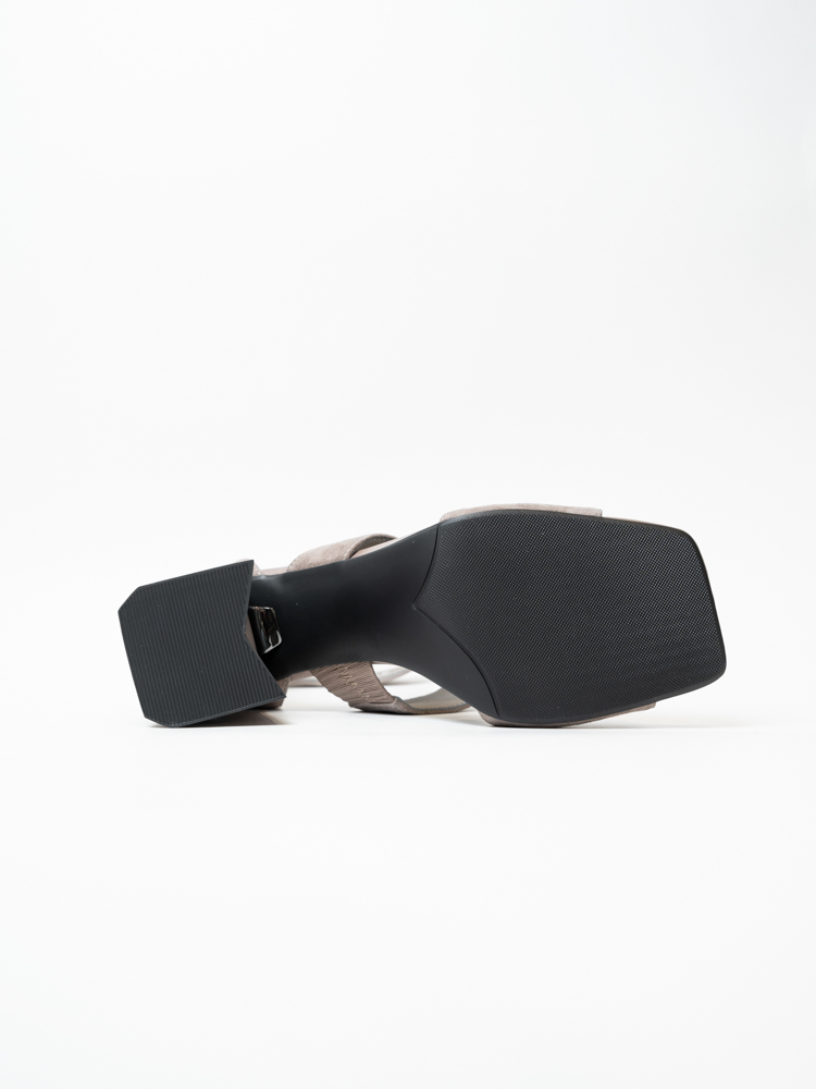 Босоножки женские, арт L270-A720-YF290TH, натуральная замша, цвет беж.