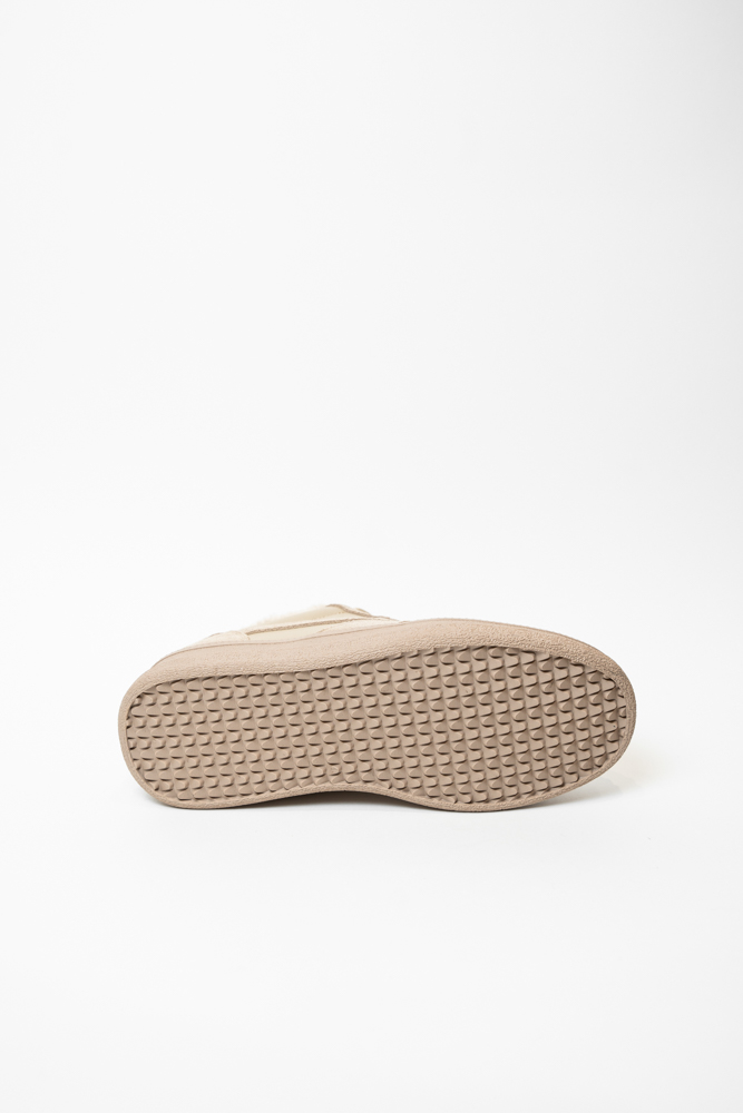 Кроссовки женские, арт 56013-10D-L101, натуральная замша, цвет беж.