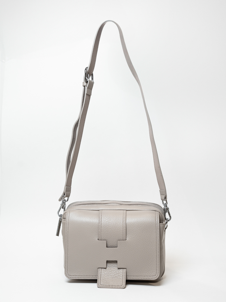 Сумка женская, арт 1118, натуральная кожа, цвет беж .