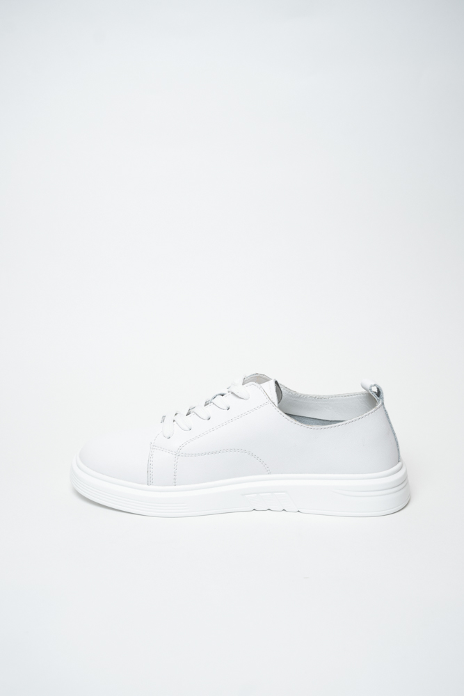 Кроссовки женские, арт DHY71-1, натуральная кожа, цвет бел.