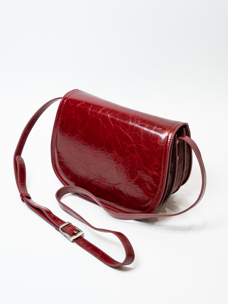 Сумка женская, арт 2241-1, натуральная кожа, цвет бордо.