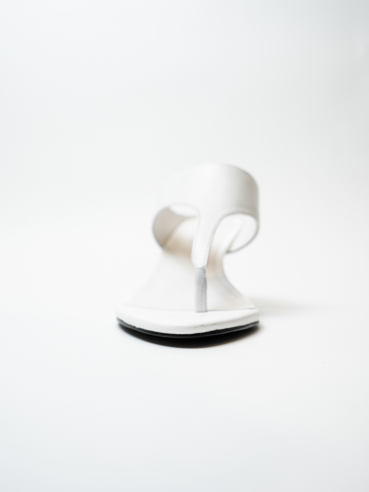 Сабо женские, арт K-L-62A394-L289-M220, натуральная кожа, цвет бел.