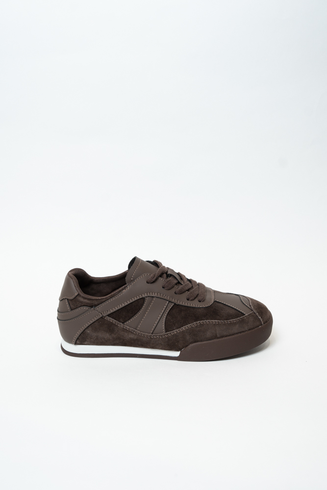 Кроссовки женские, арт M629-08-1, натуральная замша/кожа, цвет кор.