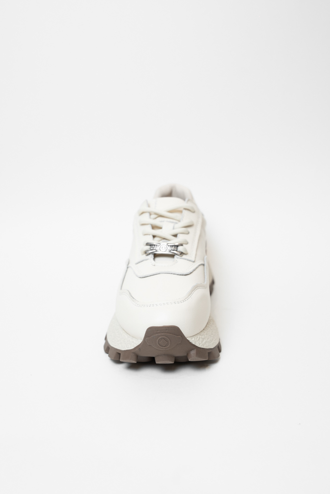 Кроссовки женские, арт JV801016, натуральная кожа, цвет беж.