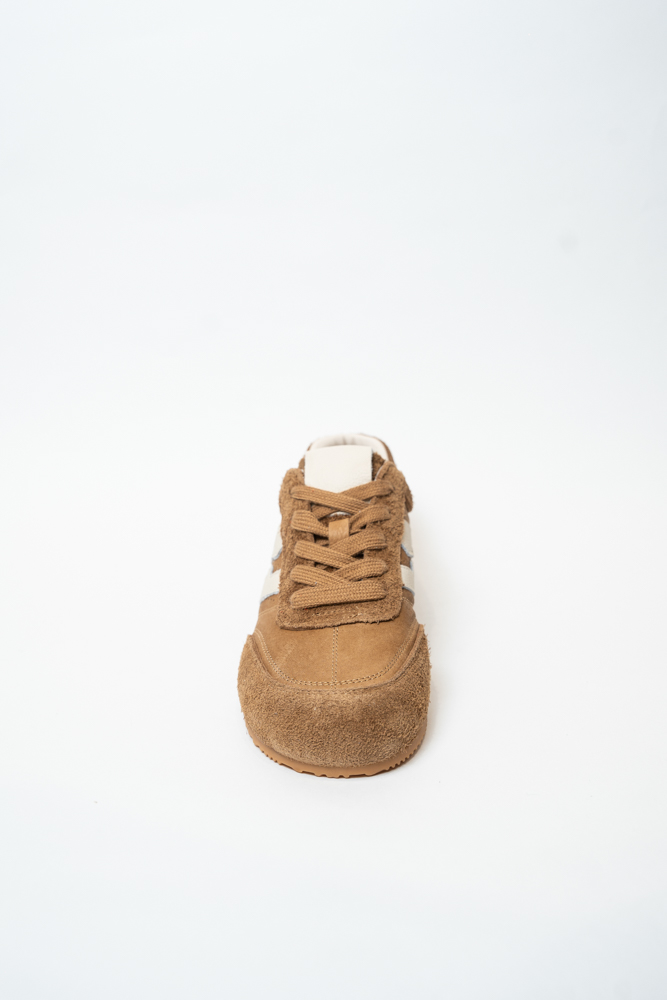 Кроссовки женские, арт AS929-W283-201, натуральная кожа/замша, цвет кор.