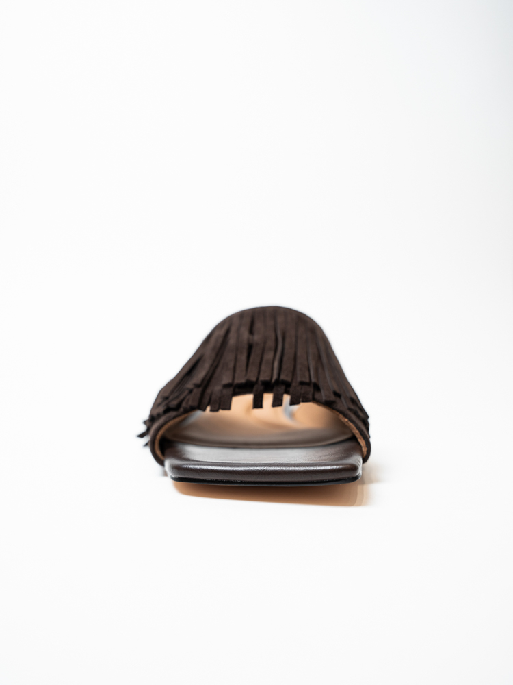 Сабо женские, арт H5066-2J-4, натуральная замша, цвет кор.