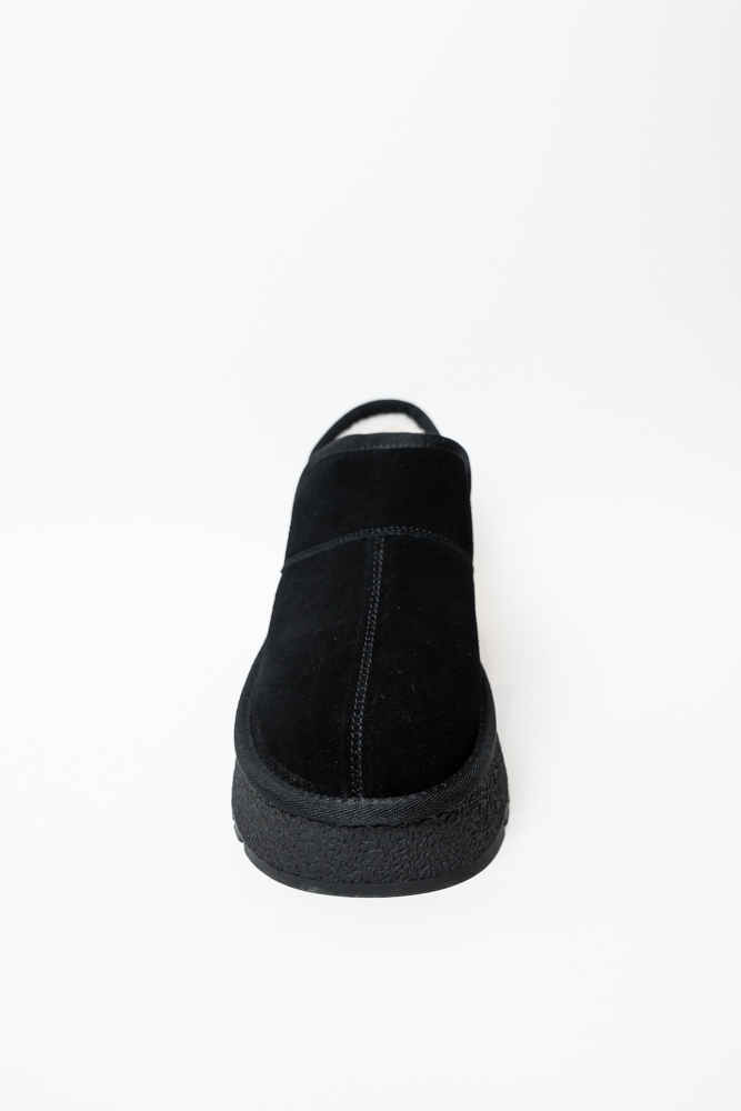 Ботинки женские, арт PAHR19-2, натуральная замша, цвет черн.