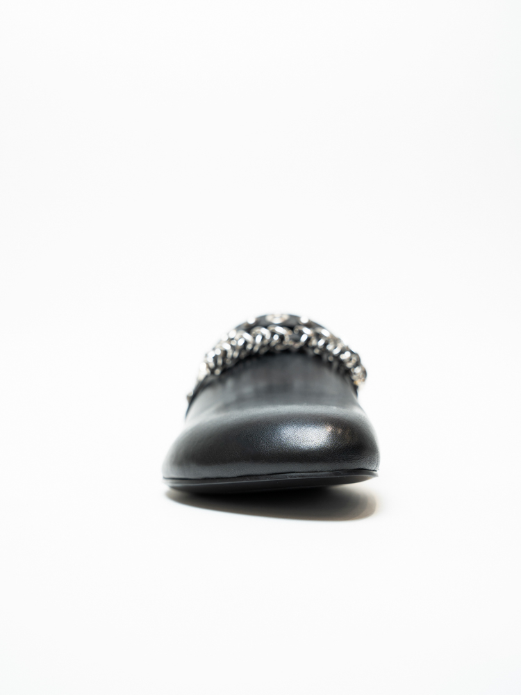 Сабо женские, арт 511-099/5-0/6, натуральная кожа, цвет черн.