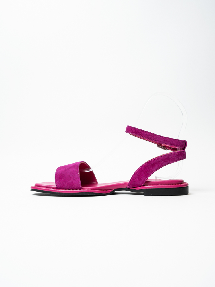 Босоножки женские, арт 02-Y7766B593-F158AL, натуральная замша, цвет роз.