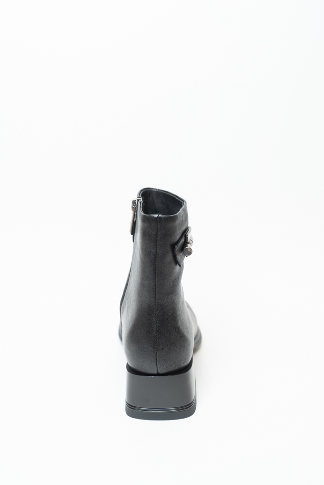 Ботинки женские, арт 1F7386-0300-C2699B, натуральная кожа, цвет черн.
