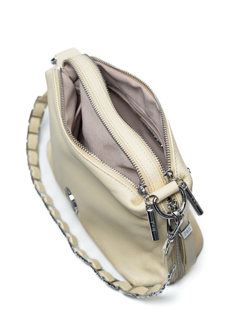 Сумка женская, арт 0829, натуральная кожа, цвет желт .