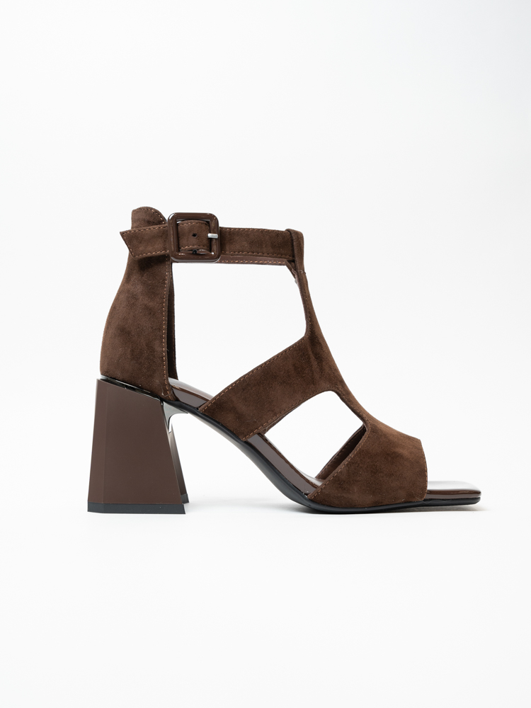 Босоножки женские, арт L270-A720-YF256TH, натуральная замша, цвет кор.