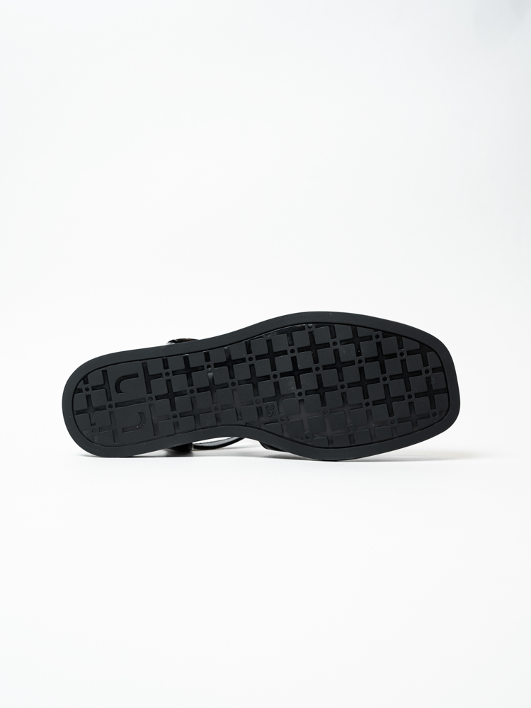 Босоножки женские, арт KJ9001BP, натуральная кожа, цвет черн.