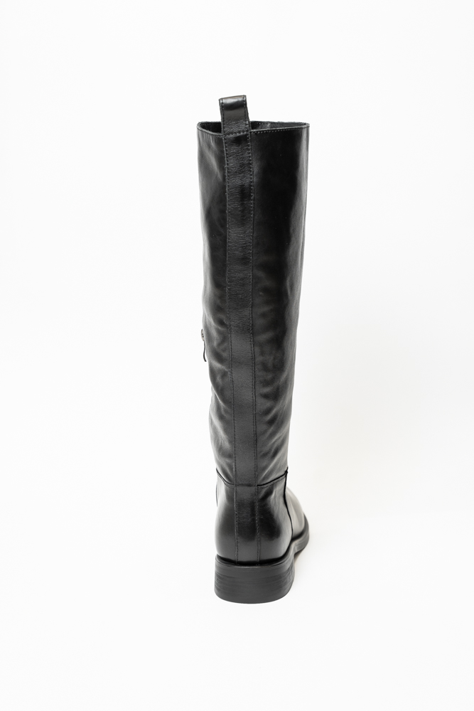 Сапоги женские, арт SM32630-N, натуральная кожа, цвет черн.