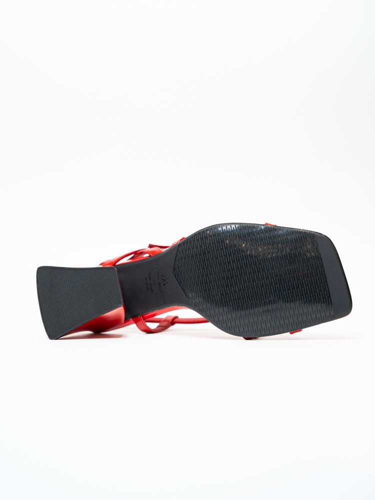 Босоножки женские, арт 315-663/5-0/6, натуральная лакированная кожа, цвет красн.