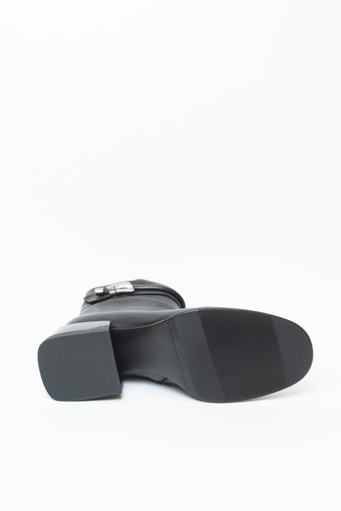 Ботинки женские, арт 1F7386-0300-C2699B, натуральная кожа, цвет черн.