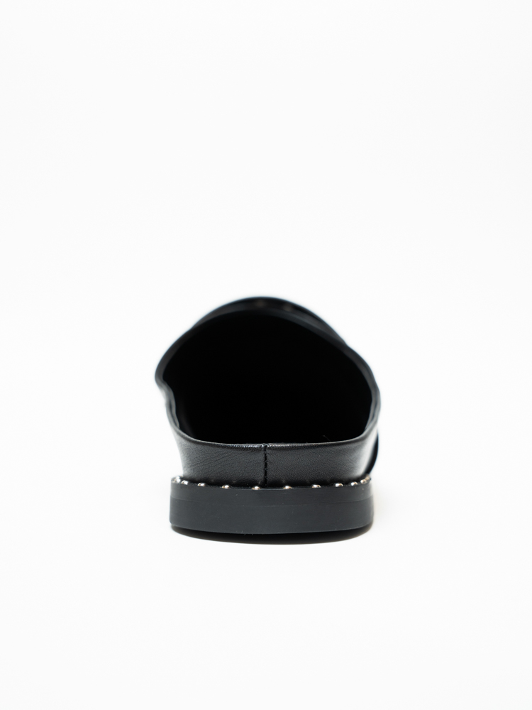 Сабо женские, арт 511-099/5-0/6, натуральная кожа, цвет черн.