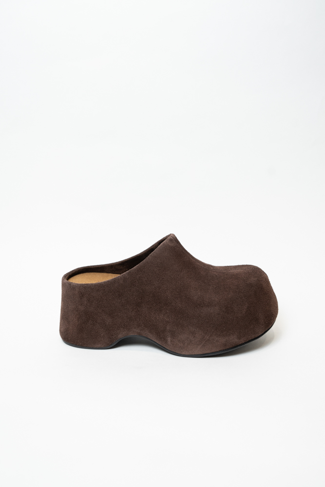 Сабо женские, арт G757-701-K, натуральная замша, цвет кор.