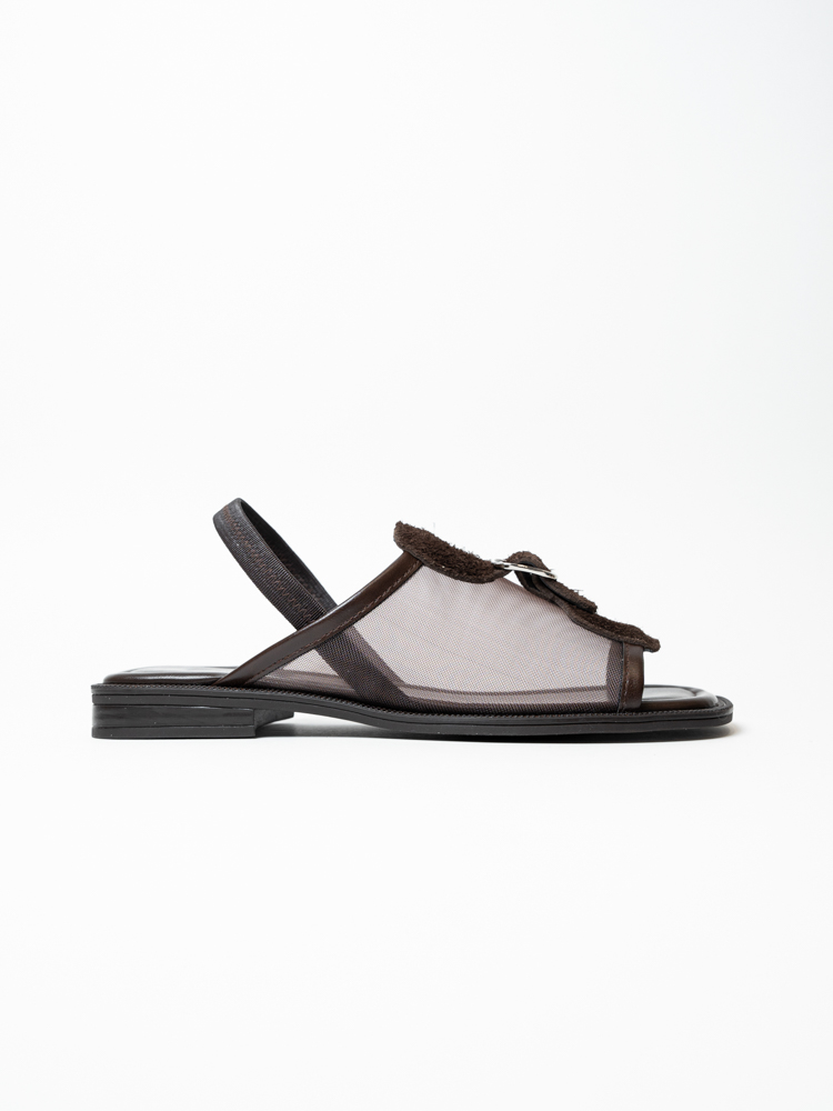 Босоножки женские, арт AS918-W227-210, текстиль, цвет кор.