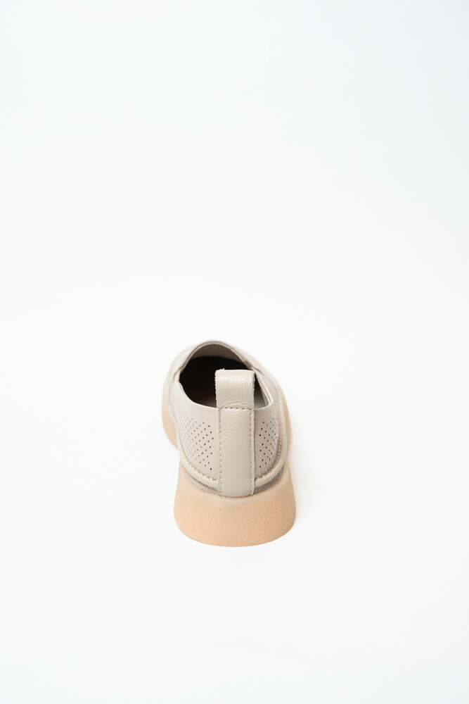 Кроссовки женские, арт ZX233-10-6, натуральная кожа, цвет беж.