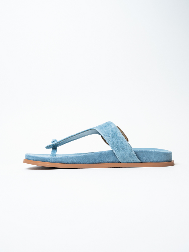 Сабо женские, арт JA-L24088-3950A-L4, натуральная кожа, цвет син.