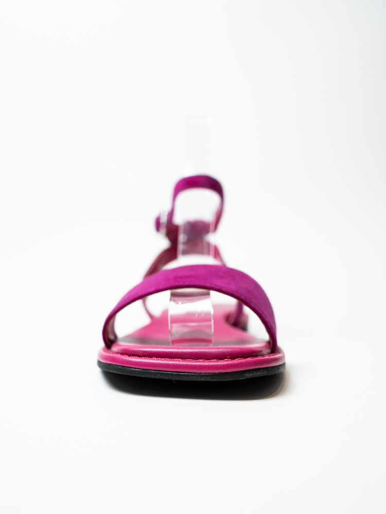 Босоножки женские, арт 02-Y7766B593-F158AL, натуральная замша, цвет роз.