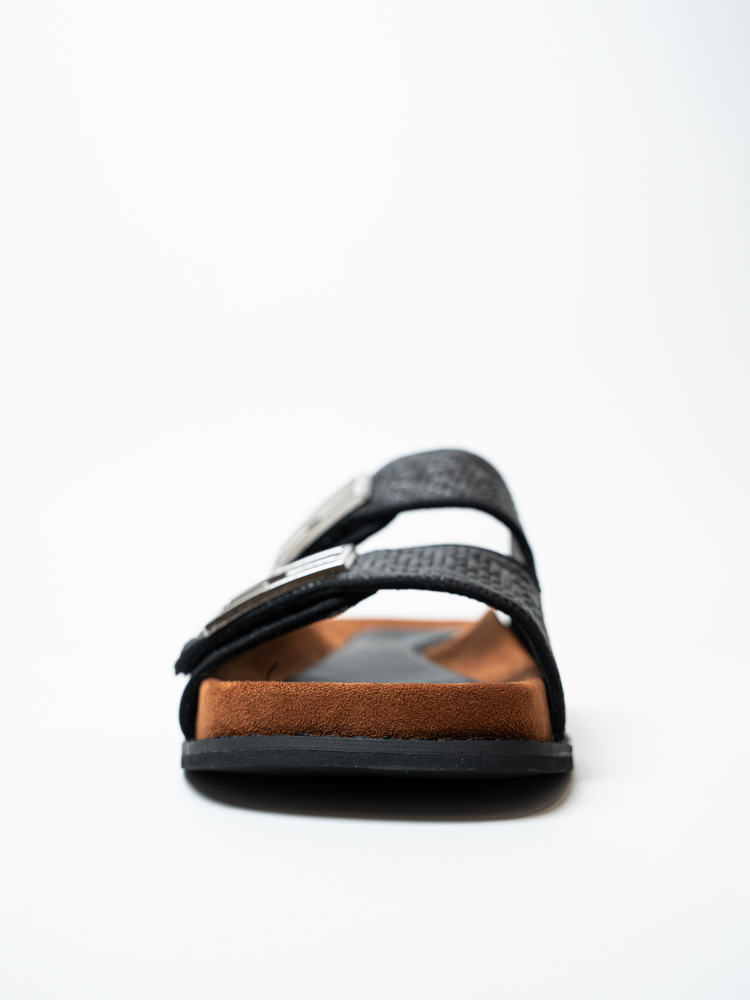 Сабо женские, арт A5908-C2-2, натуральная кожа, цвет черн.