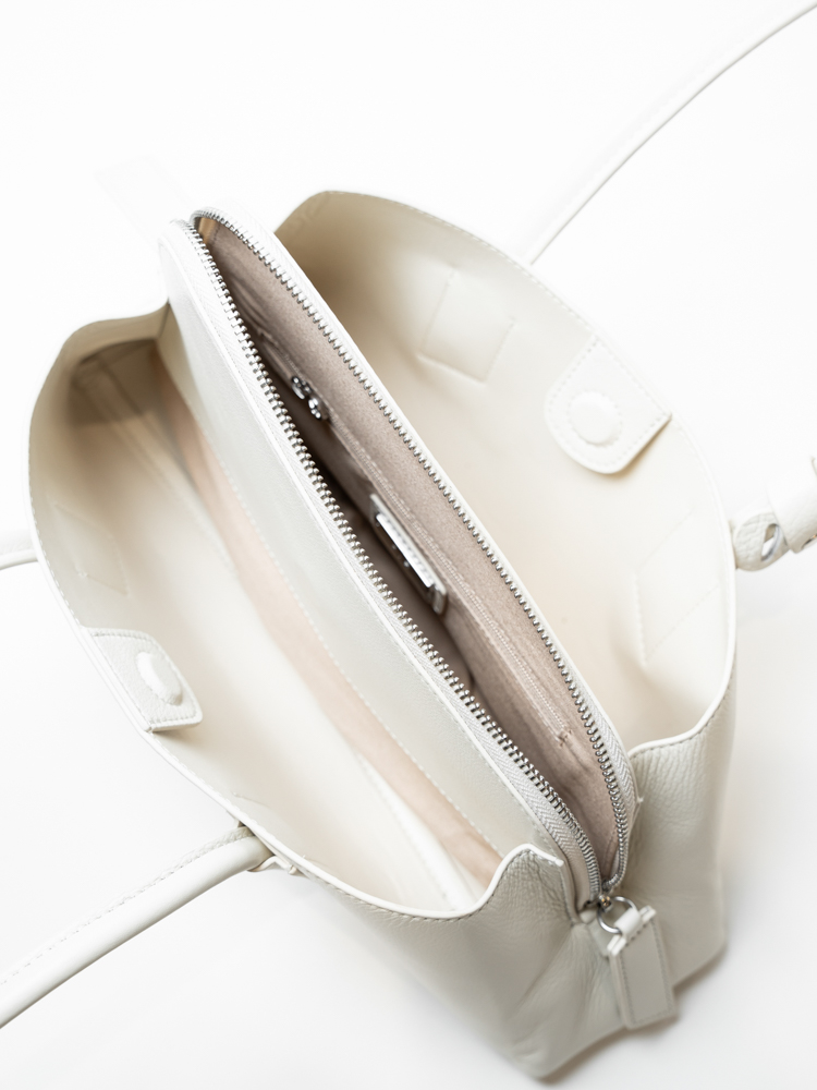 Сумка женская, арт 6006, натуральная кожа, цвет бел .