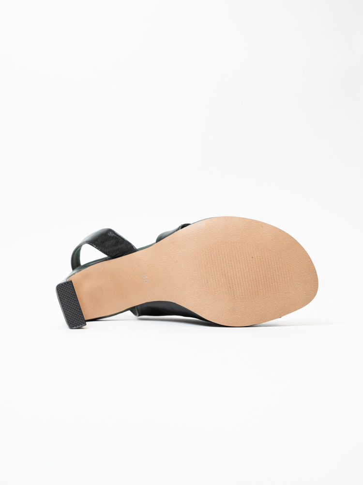 Босоножки женские, арт L858-M241-P1900, натуральная кожа, цвет зел.