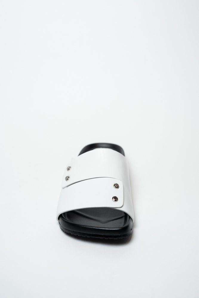 Сабо женские, арт 513-109, натуральная кожа, цвет бел.