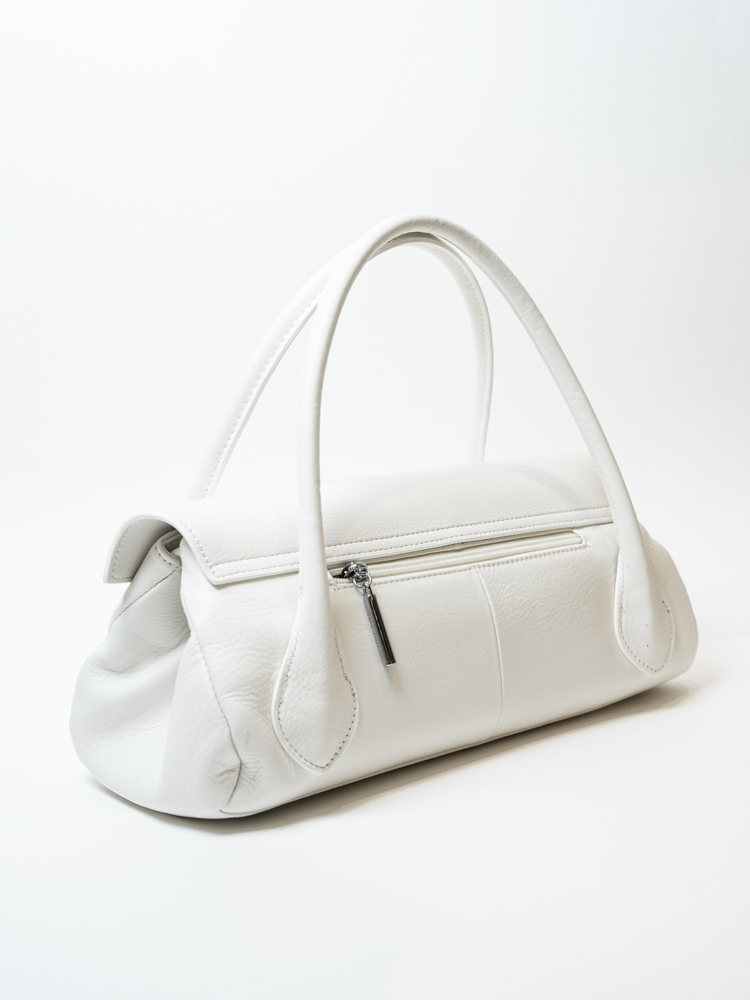 Сумка женская, арт 9586, натуральная кожа, цвет бел.